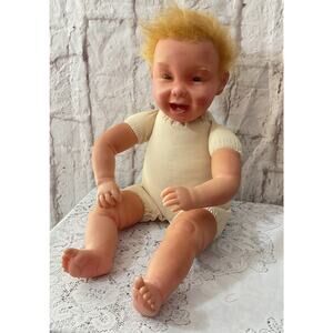 Vintage 1995 Pat Secrist  Hilarious Baby Doll Red Hair Brown Eyes